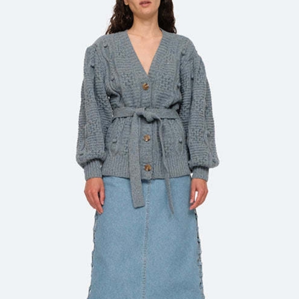 SEA New York Polly Popcorn Cardigan - Sea